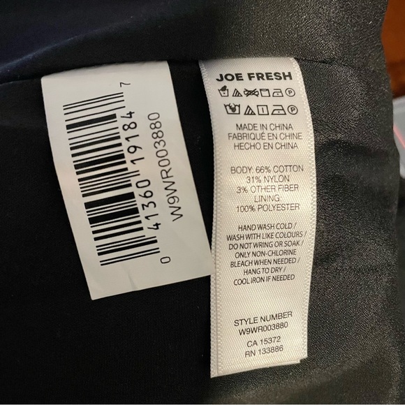 🌸3 for $30 NWOT Joe Fresh Lace Little Black Dress Mini short sleeves LBD - Picture 13 of 16